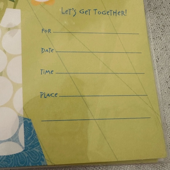 NWT 2 of Vintage Party Express from Hallmark, 8 Invitations 8 Envelopes Floral - Picture 4 of 10